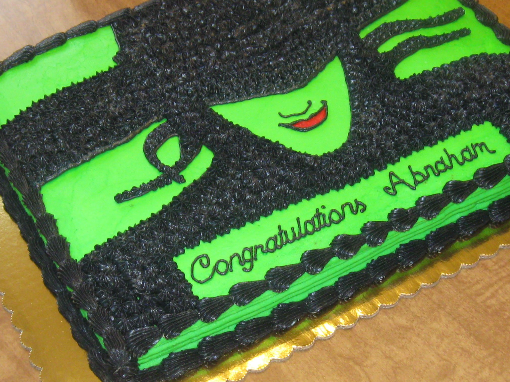 Wicked Musical Cake