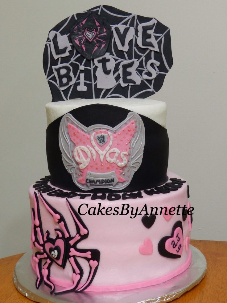 wwe divas cake