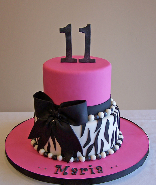 9 Photos of Zebra Print Birthday Cakes For Teenage Girls