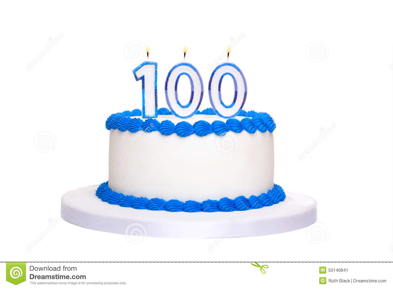 100th Birthday Cake