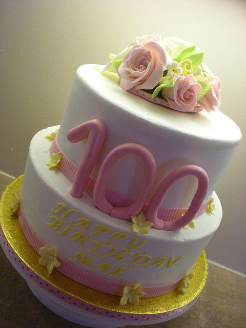 100th Birthday Cake