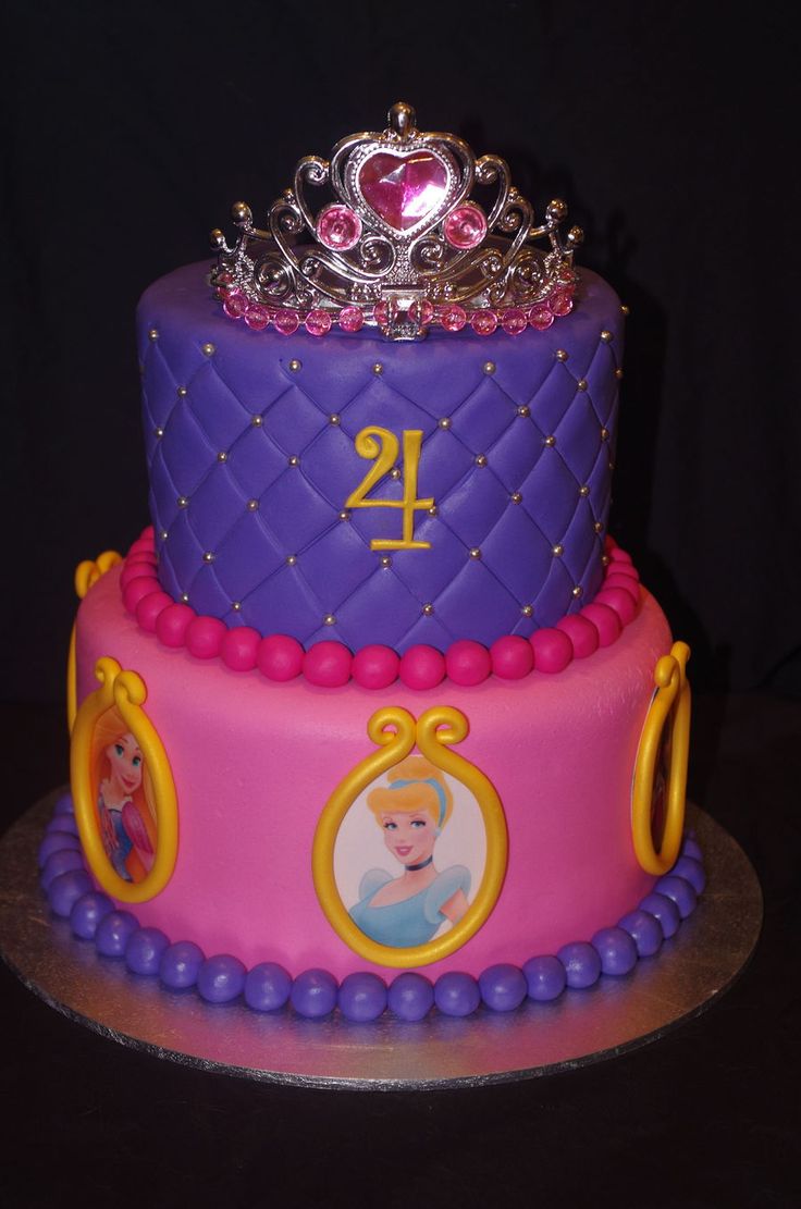 4th Birthday Princess Cake