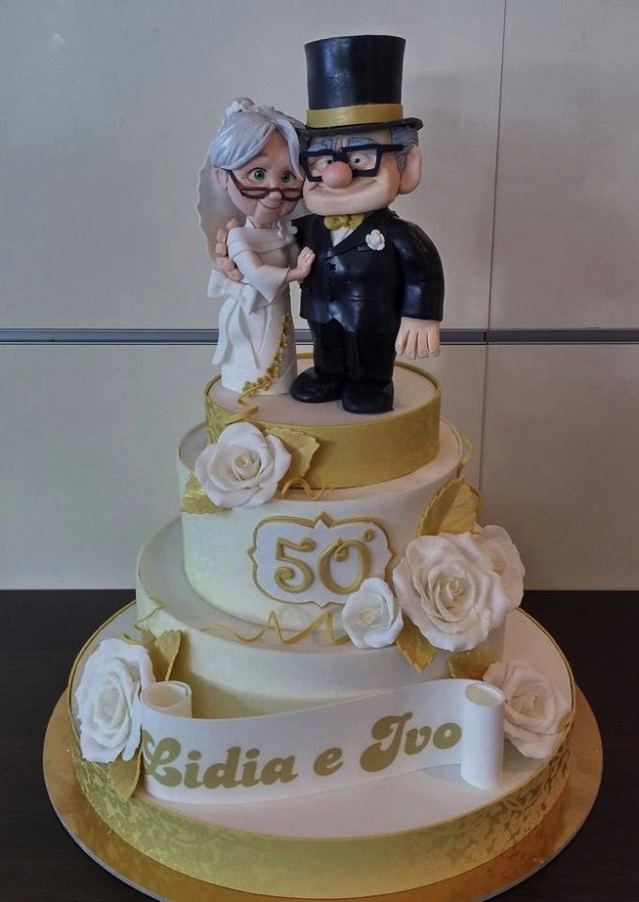 50th Wedding Anniversary Cake