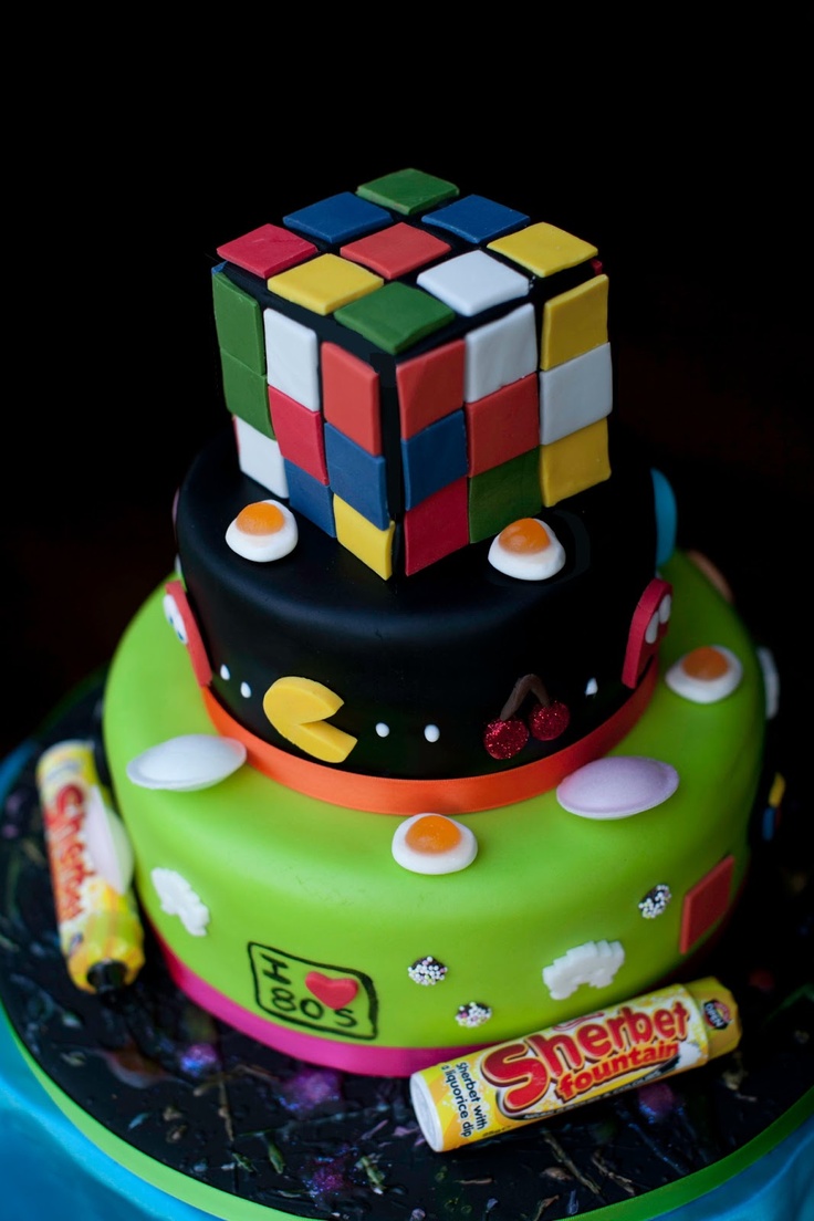 80s Birthday Cake Ideas