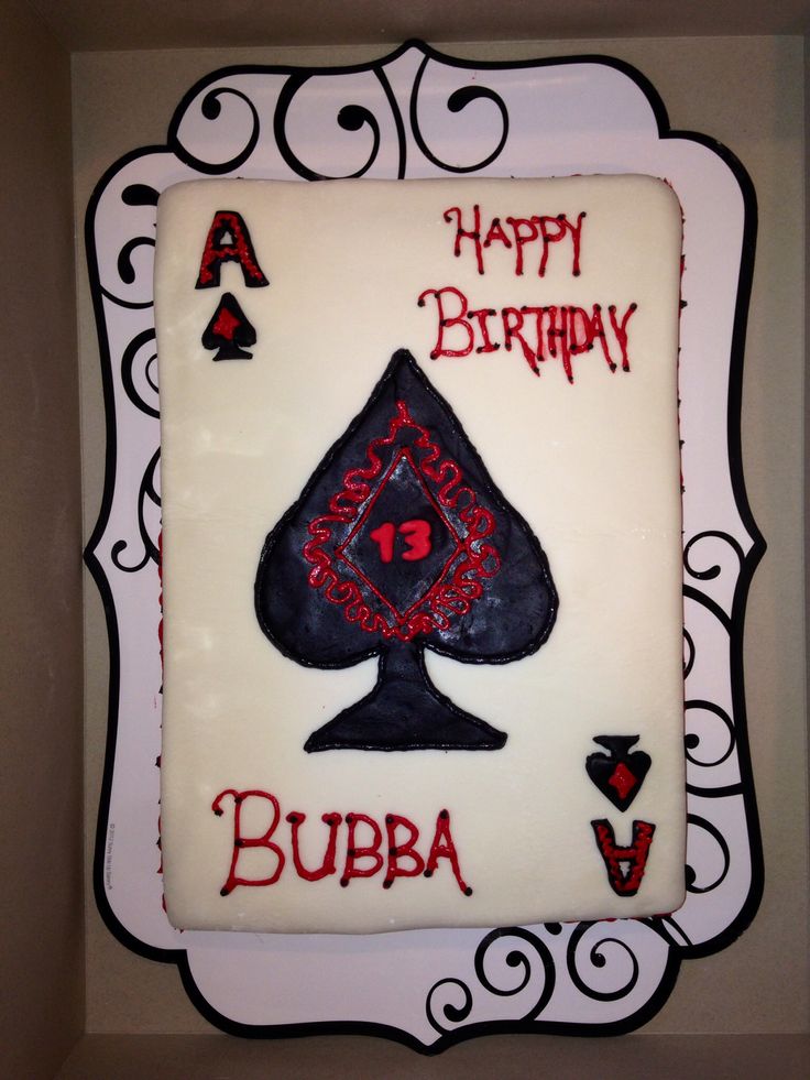 Ace Spade Cake