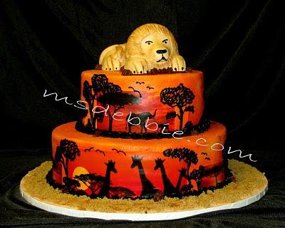 African Safari Birthday Cake