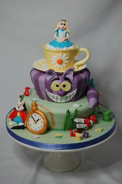 Alice and Wonderland Cake