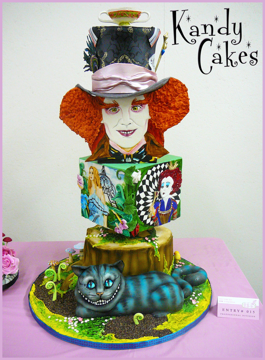 Alice and Wonderland Cake