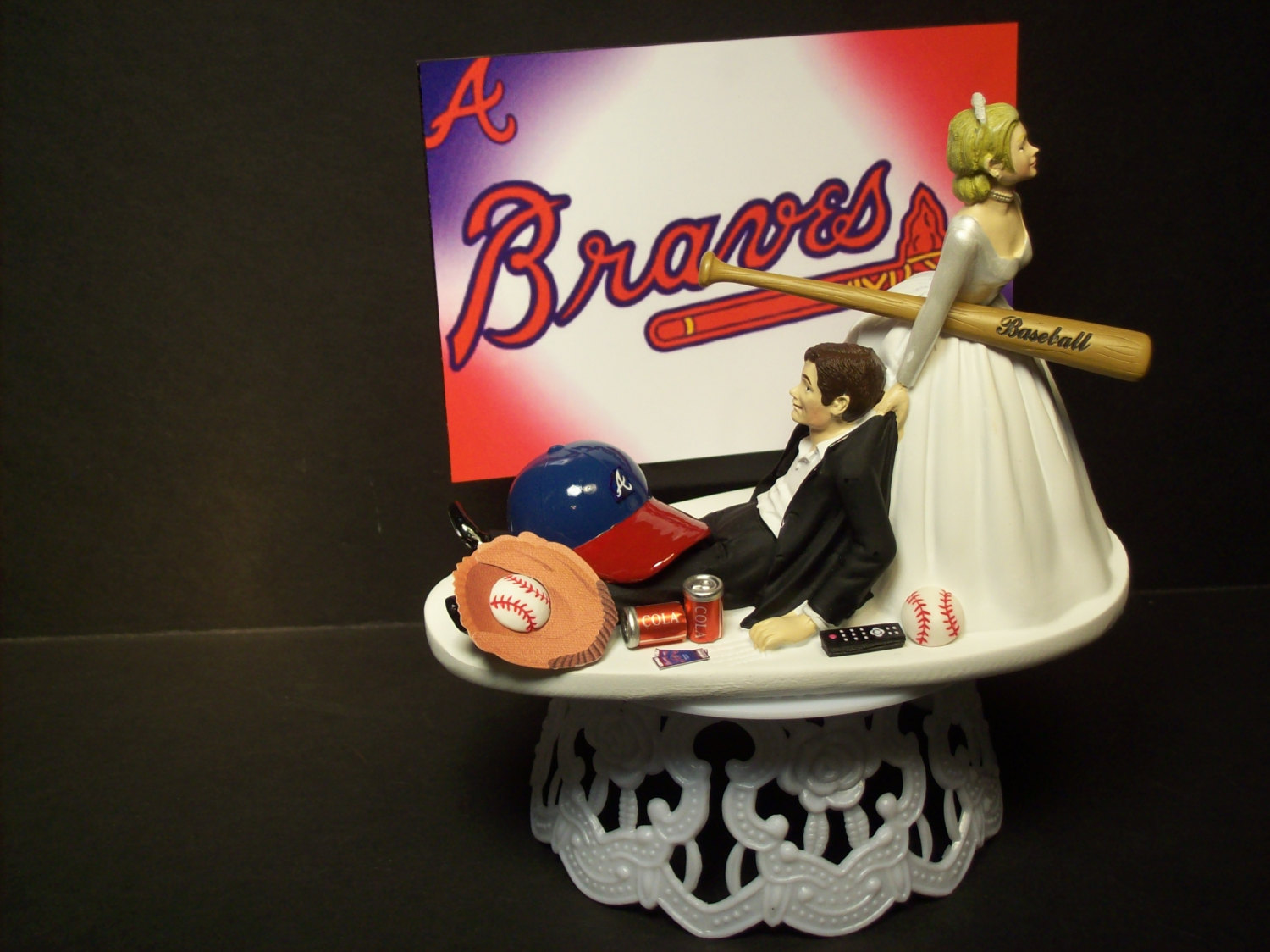 Atlanta Braves Baseball Birthday Cake