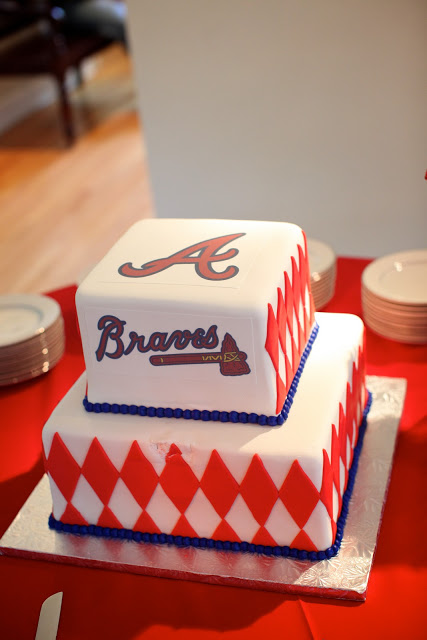 Atlanta Braves Birthday Cake