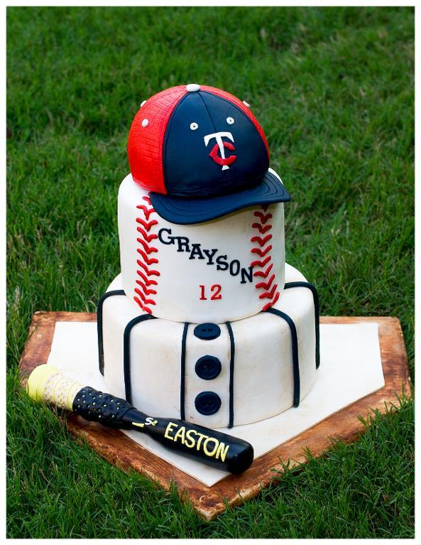 Baseball Theme Cake