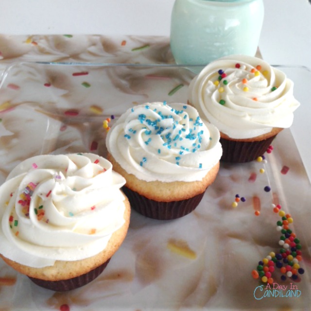 Best Vanilla Birthday Cupcakes