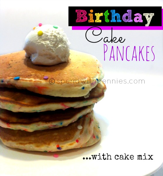 Birthday Cake Pancakes