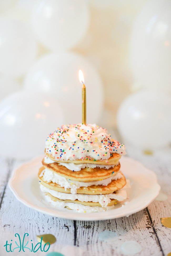 Birthday Cake Pancakes