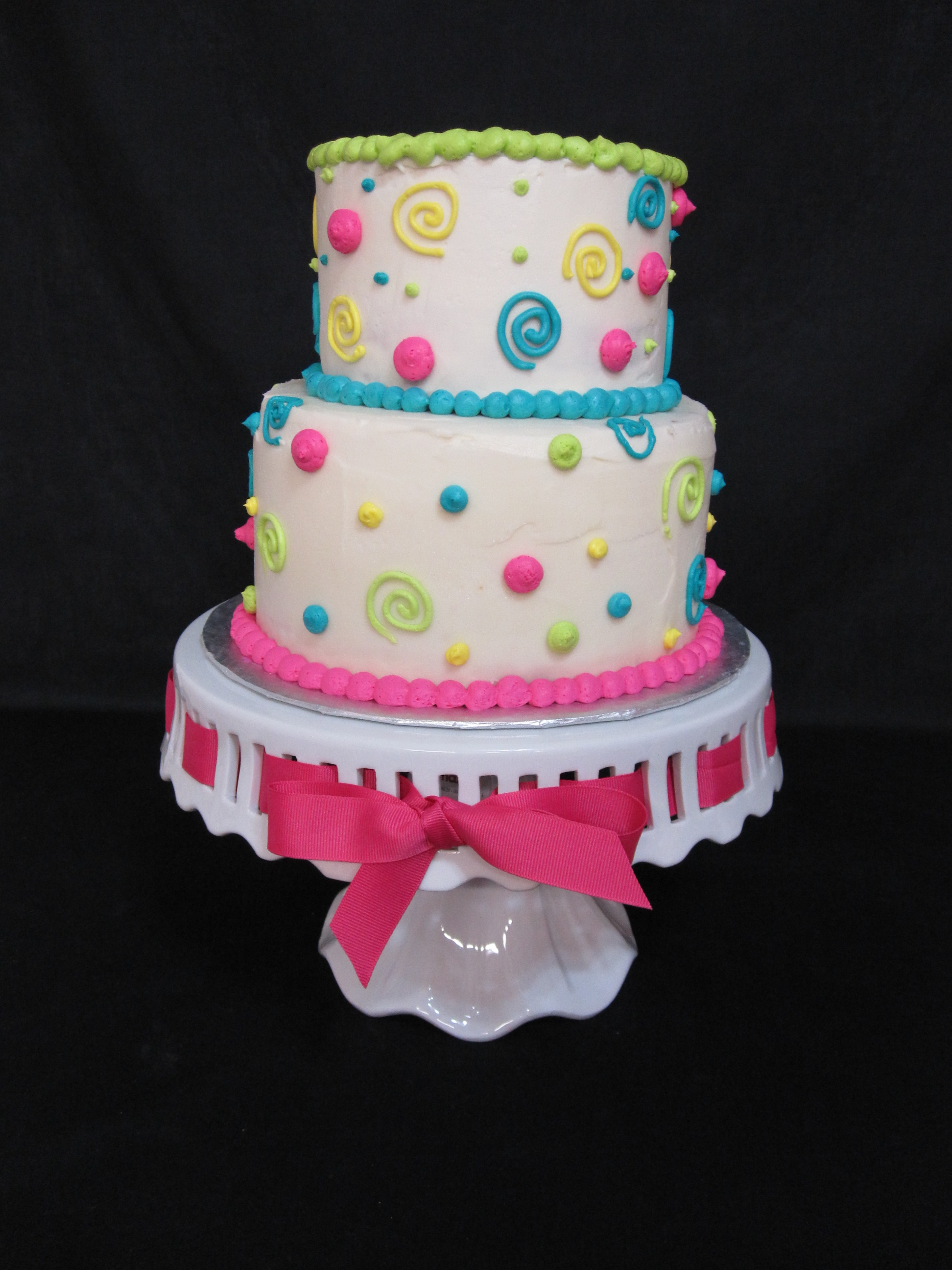 12 Photos of Swirly Girl Birthday Cakes