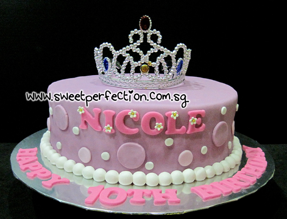 Birthday Girl Tiara Cake