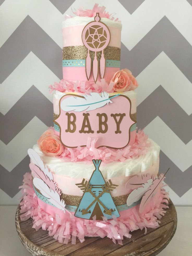 Boho Baby Shower Cake Ideas