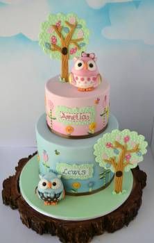 Boy Girl Twins Birthday Cake Ideas