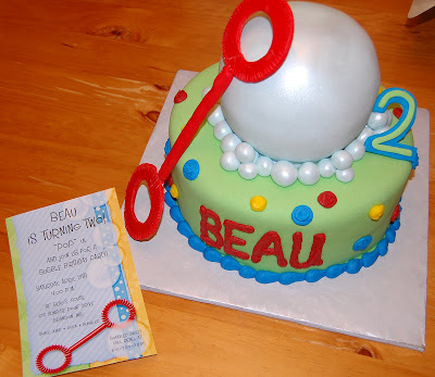 Bubble Birthday Party Cake