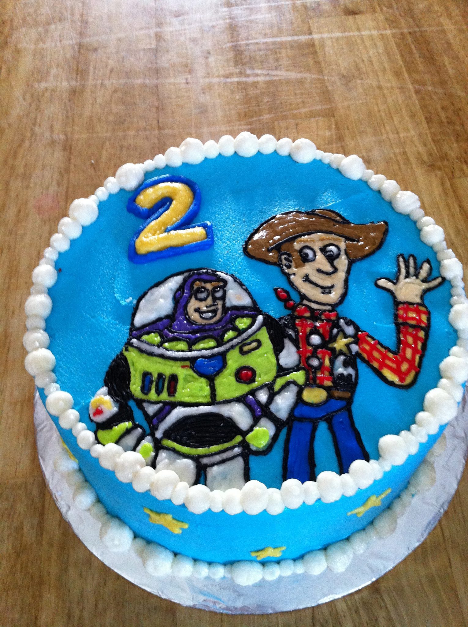 Buzz and Woody Cake