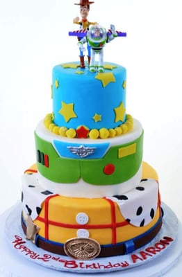 Buzz Lightyear and Woody Birthday Cake