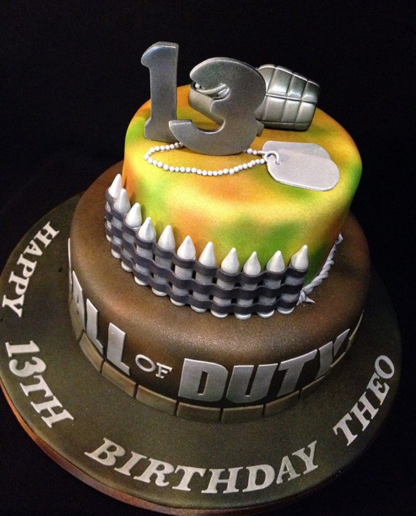 Call Duty Birthday Cakes