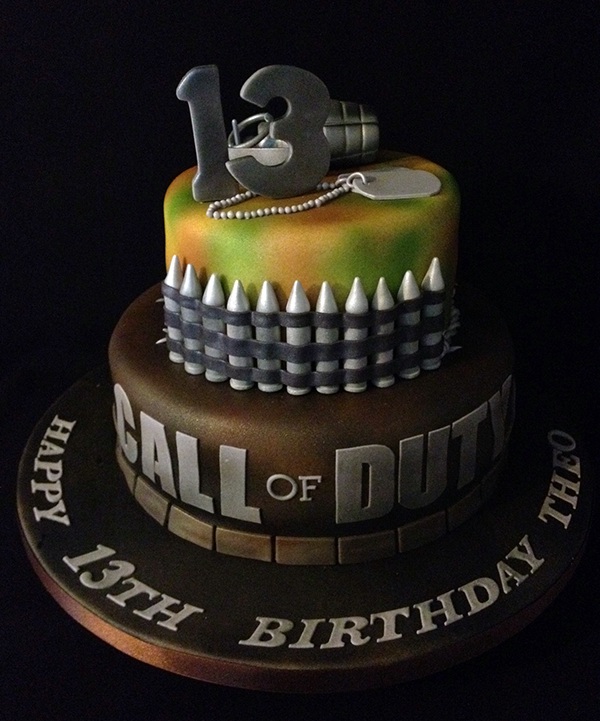 Call of Duty Birthday Cake Boys