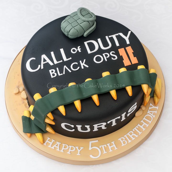 Call of Duty Birthday Cake Boys