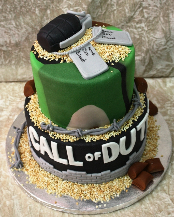 Call of Duty Birthday Cake Ideas