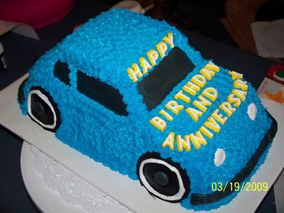 10 Photos of Easy Car Bday Cakes