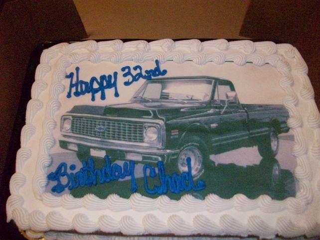 Chevy Truck Birthday Cake