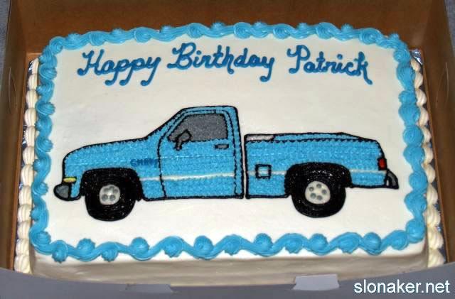 Chevy Truck Birthday Cake