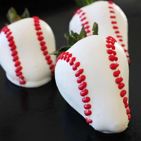 Chocolate Covered Strawberries Baseball