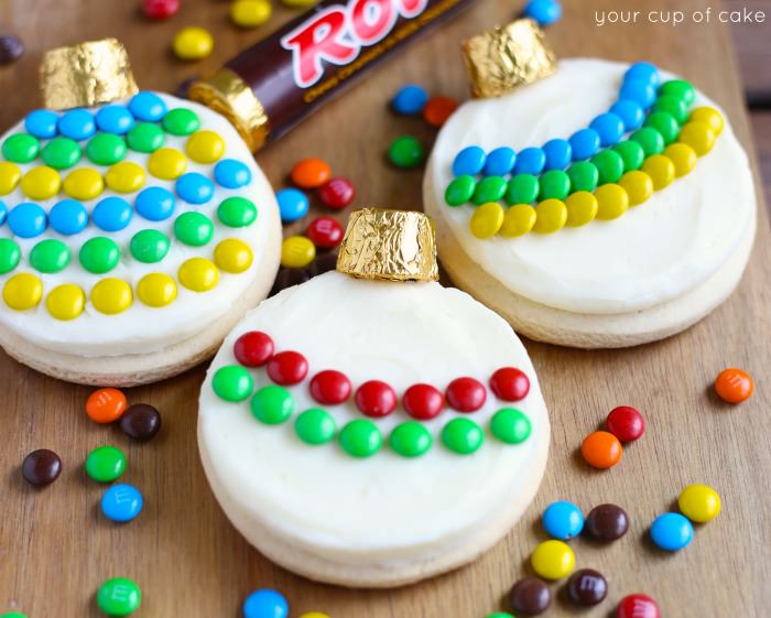 Christmas Ornament Sugar Cookies