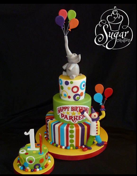 Circus Birthday Cake