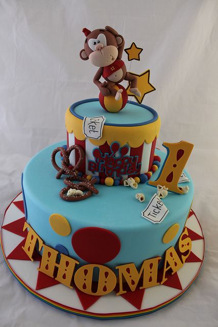 Circus Monkey Cake