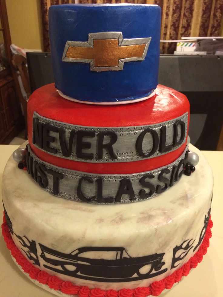 Classic Car Birthday Cake