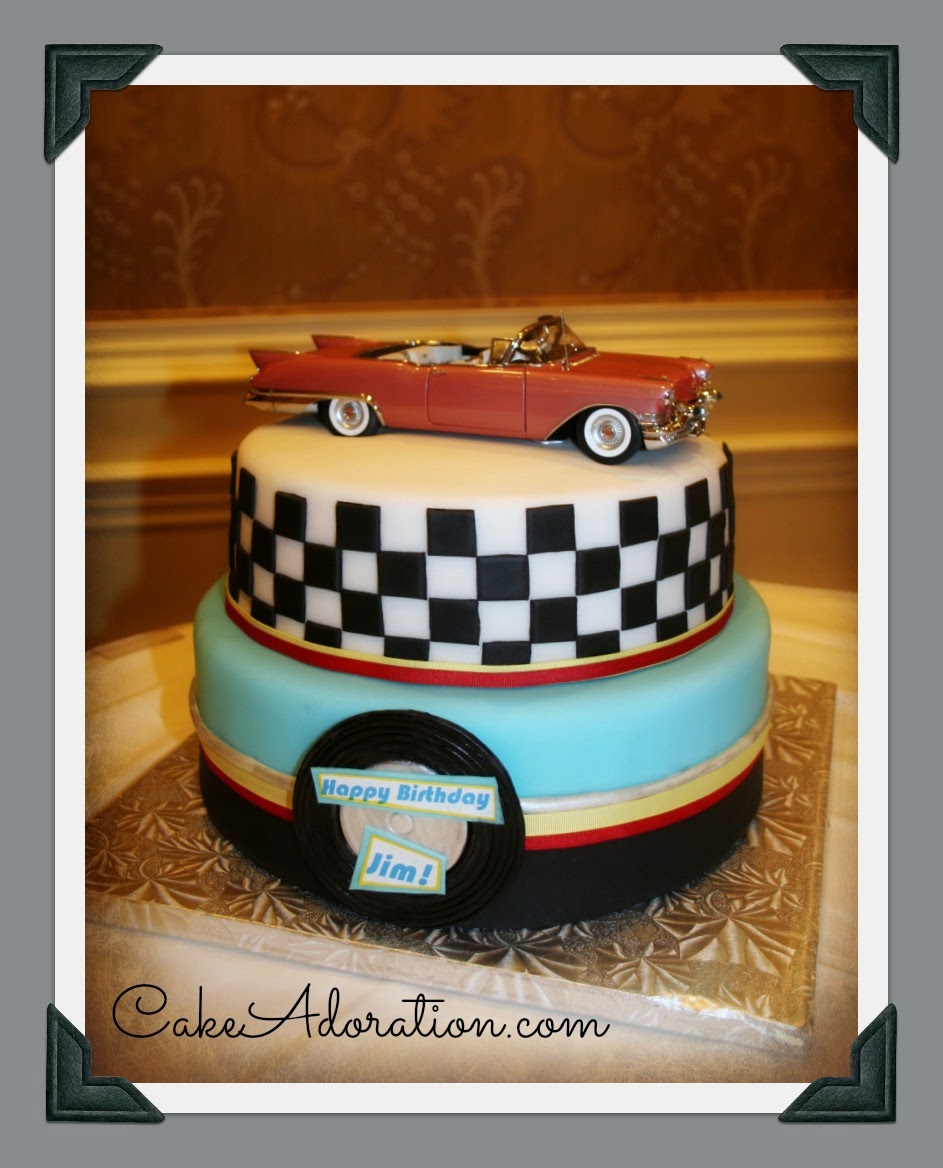 Classic Car Birthday Cake