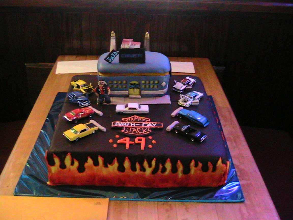 Classic Car Cake