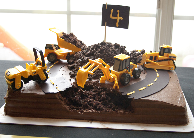 Construction Birthday Cake Idea