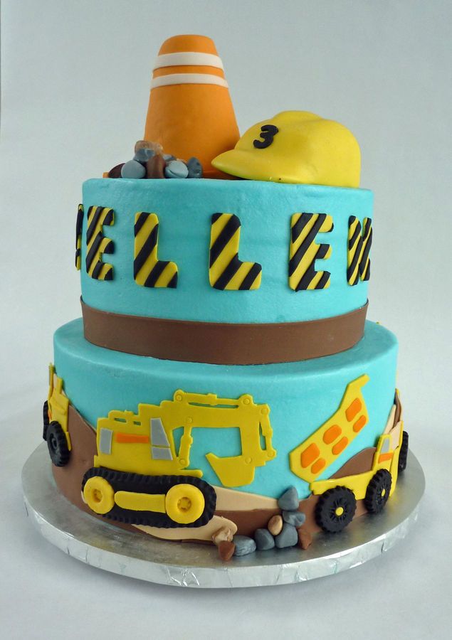 Construction Birthday Party Cake