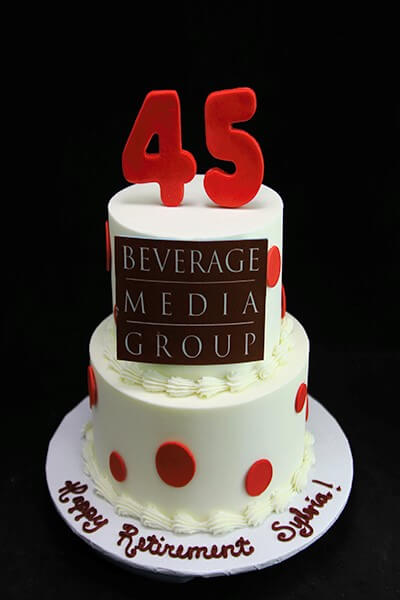 Corporate Anniversary Cake