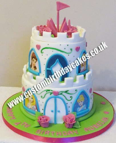 Custom Princess Birthday Cake