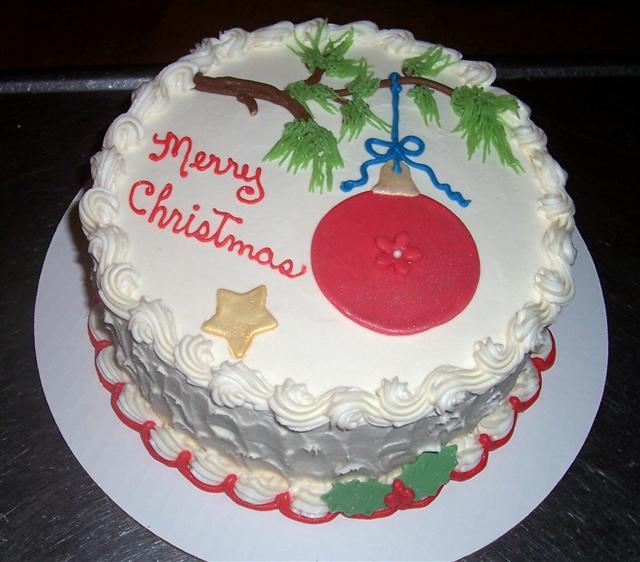 December Birthday Christmas Cake