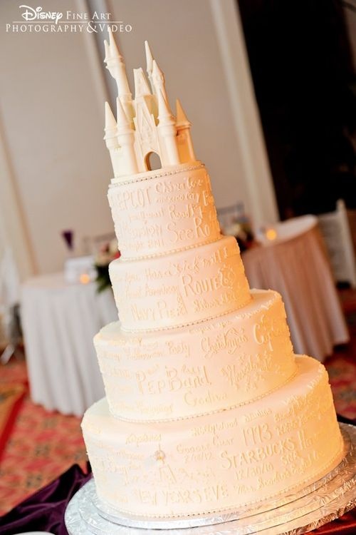 Disney Princess Wedding Cake