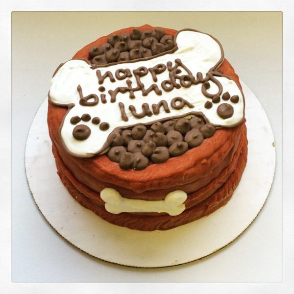 Dog Bowl Birthday Cake