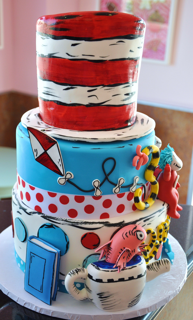 Dr. Seuss Birthday Cake