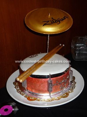 Drum Birthday Cake Ideas