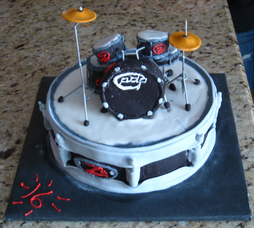 Drum Birthday Cake