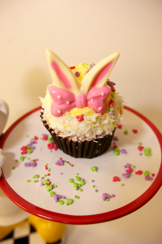 Easter Bunny Cupcakes Ears